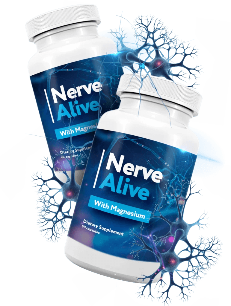 Nerve Alive™ — official bottle, 60 vegetarian capsules, microglia nerve support
